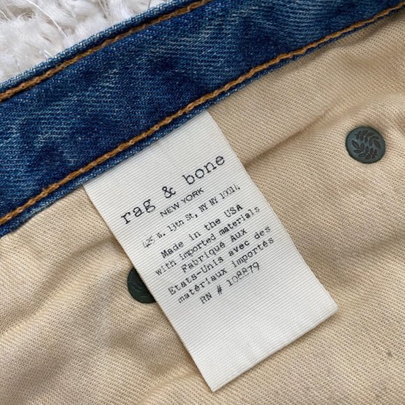 Rag & Bone/JEAN The Boyfriend Shorts - Picture 8 of 8